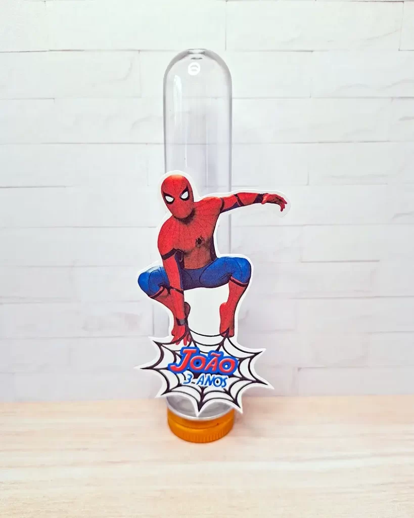 Tag para Tubete Homem-Aranha