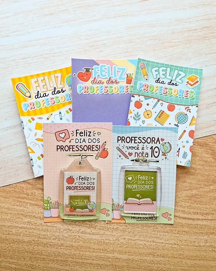Card Chaveiro - Dia dos Professores