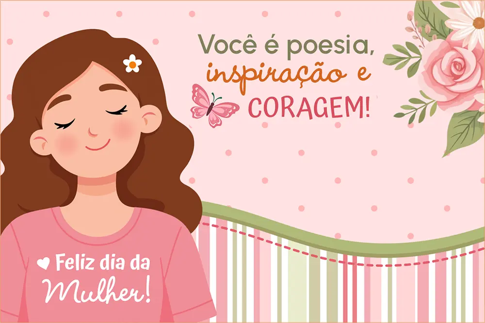 Card Anotações - Dia das Mulheres