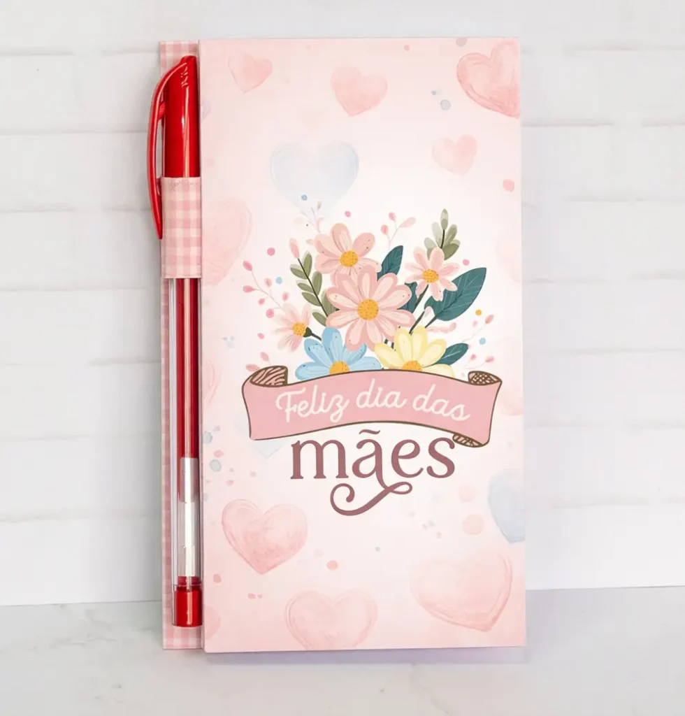 Bloco de Anotações Dia das Mães