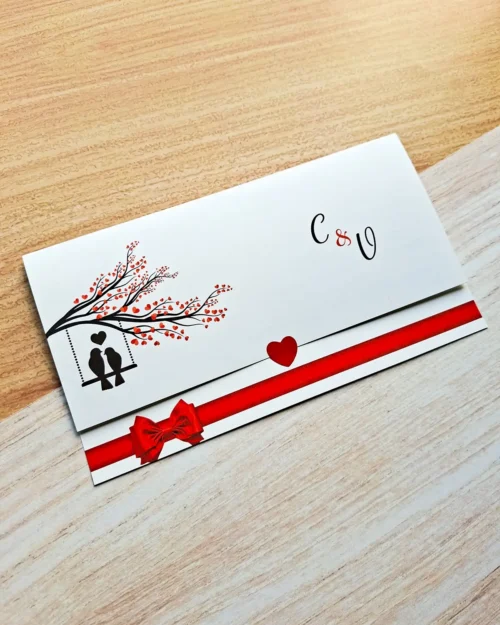 Convite Casamento Tipo Carta Pássaros