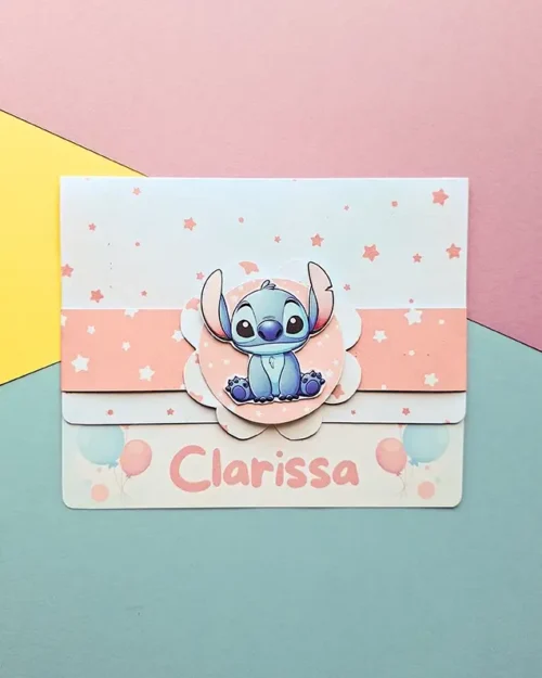 Convite Infantil Stitch